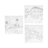 Set pittura con tela, 12 pezzi.