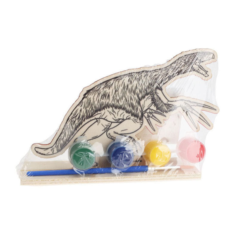 Set pittura Dino in legno, 6 pezzi.