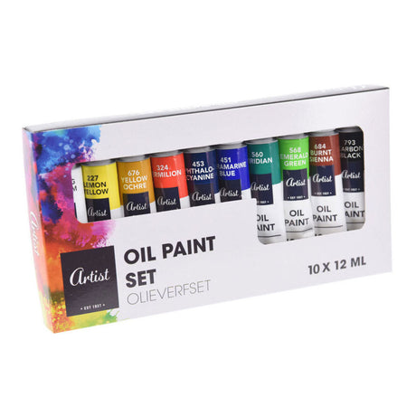 Pittura ad olio, 10x12ml