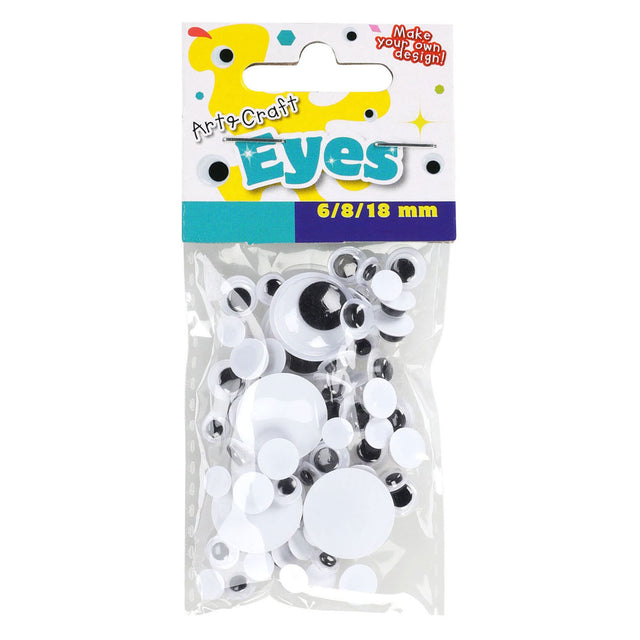 Set di occhi finti 6 mm 8 mm 18 mm