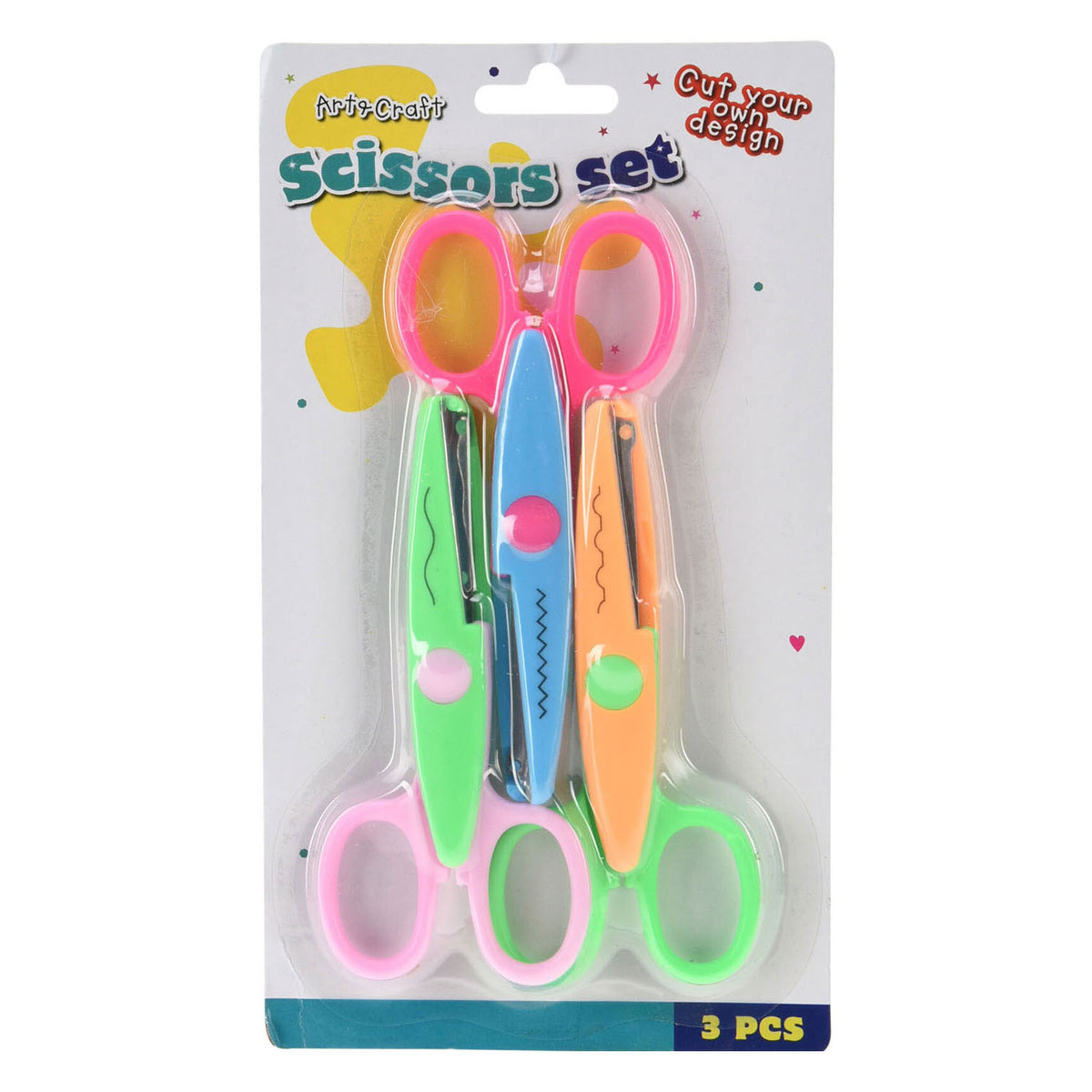 Set forbici per bambini, 3 pz.