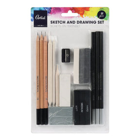 Set disegni e schizzi, 18 pz.