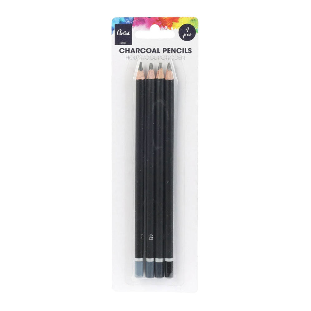 Matite a carboncino, 4 pz.