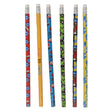 Matite HB grigie sportive, 6 pz.