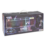 Set da gioco mouse tastiera cuffie 3in1
