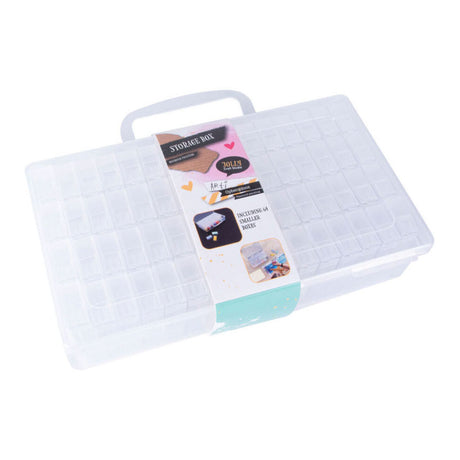 Scatola portaoggetti Koopman con pittura a diamante, giocattoli in plastica multicolore.