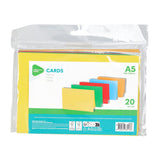 Cartoncini colorati a5, 20 pz.