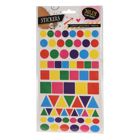 Adesivi forme geometriche, 288pz.