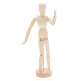 Bambola da disegno in legno, 33 cm