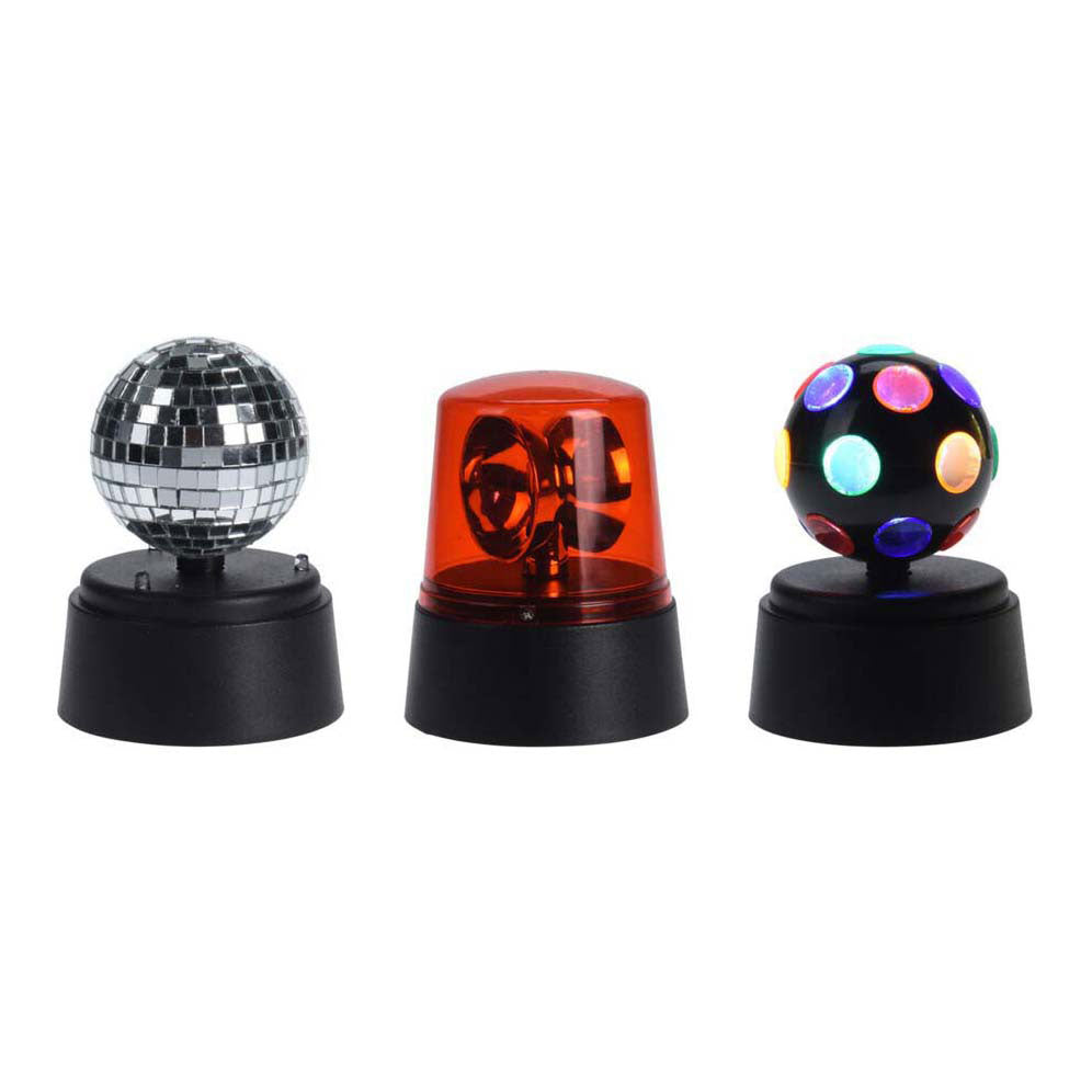 Set lampade da discoteca, 3 pezzi.