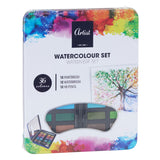 Set acquarello con pennello, 36 colori