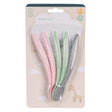 Set di cucchiaini per bambini pastello, 5 pz.