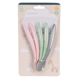 Set di cucchiaini per bambini pastello, 5 pz.