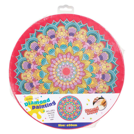Mandala con pittura a diamante, 30 cm