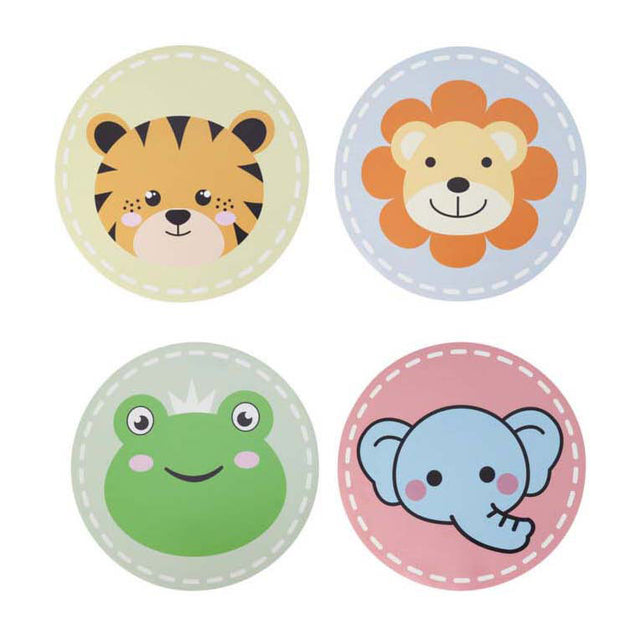 Set di tovagliette rotonde Koopman con animali da 12, 38 cm
