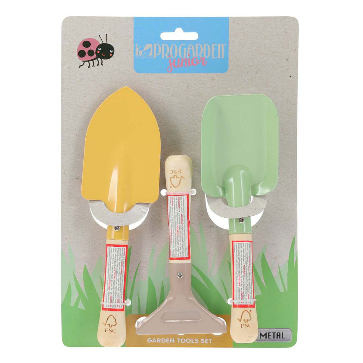 Set attrezzi da giardino per bambini, 3 pezzi.