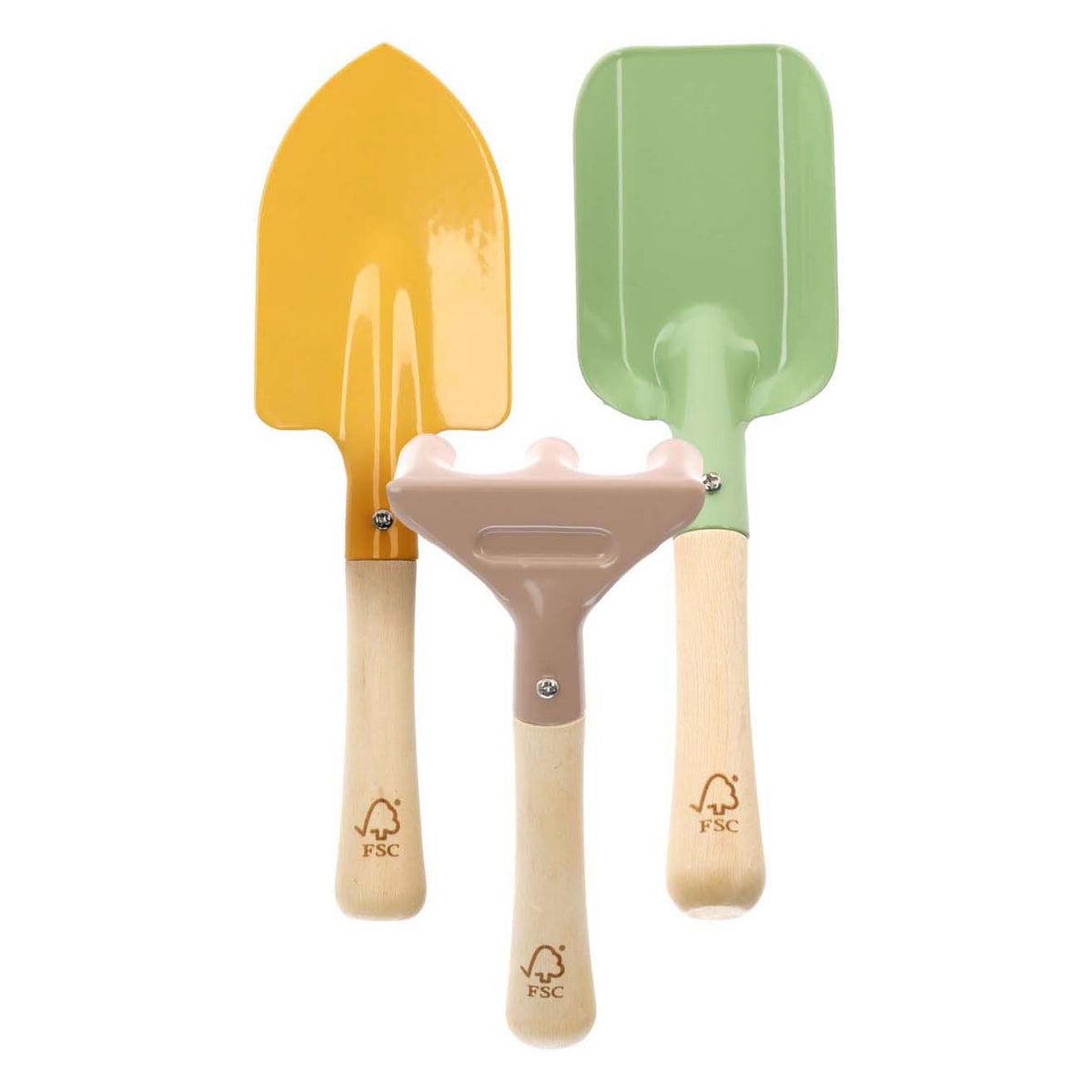Set attrezzi da giardino per bambini, 3 pezzi.