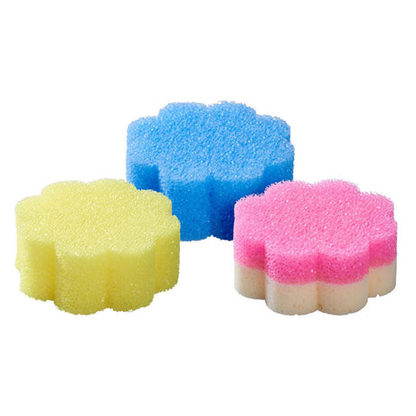 Set di spugne abrasive in PU da 3 pezzi dia 10 cm | 12 pezzi