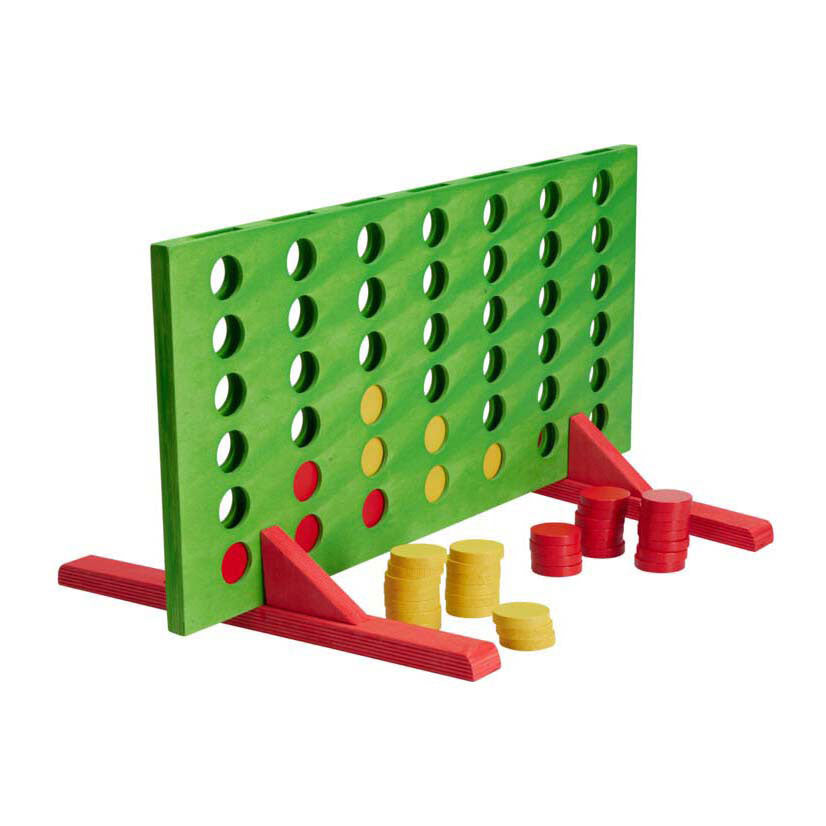 Gioco 4 su linea in legno