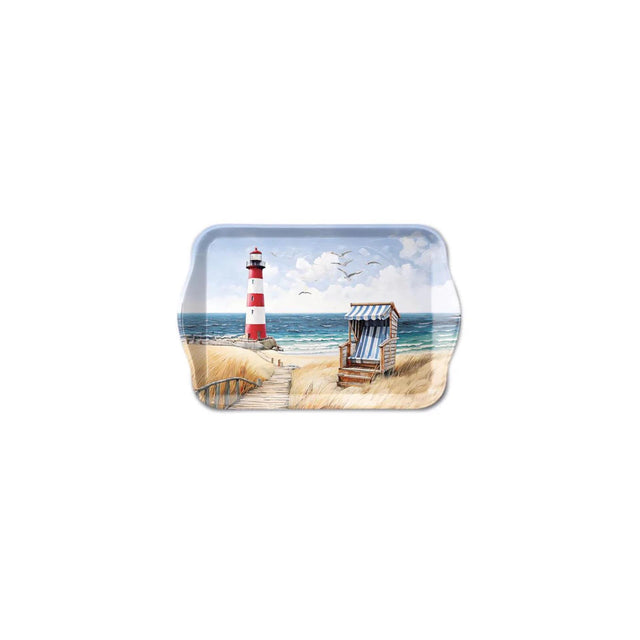 Vassoio Ambiente melamina 13x21 passeggiata spiaggia