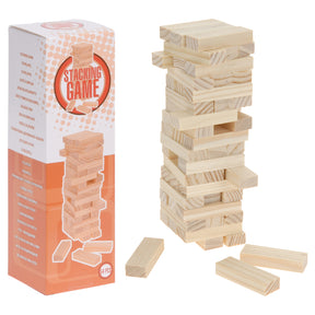 Torre impilabile in legno mini, 54 pz