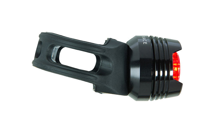 Luce Rfr diamante 'led rosso' nera