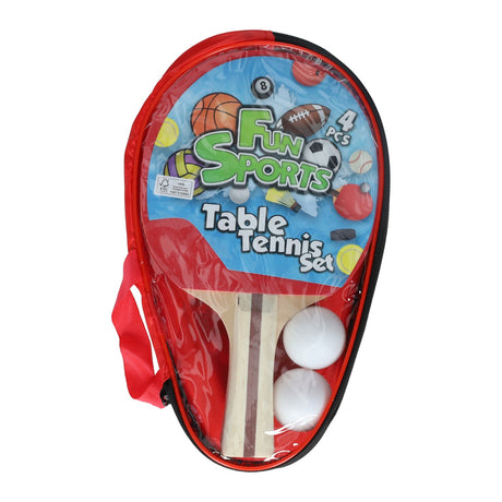 Set da ping pong con 2 racchette e 2 palline