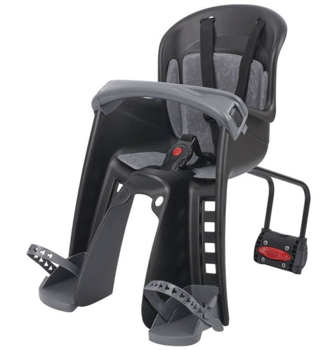 Sedile anteriore Polisport Bilby Junior con parabrezza nero grigio
