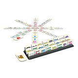 Tactic Mexican Train – gioco da tavolo – edizione compatta – classico gioco di domino – a partire da 7 anni – 2 o più giocatori