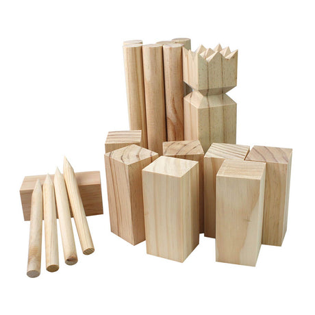 Tactic Kubb – Gioco di cattura e lancio – Gioco di lancio originale svedese in pratica scatola portatile – Legno di pino sostenibile