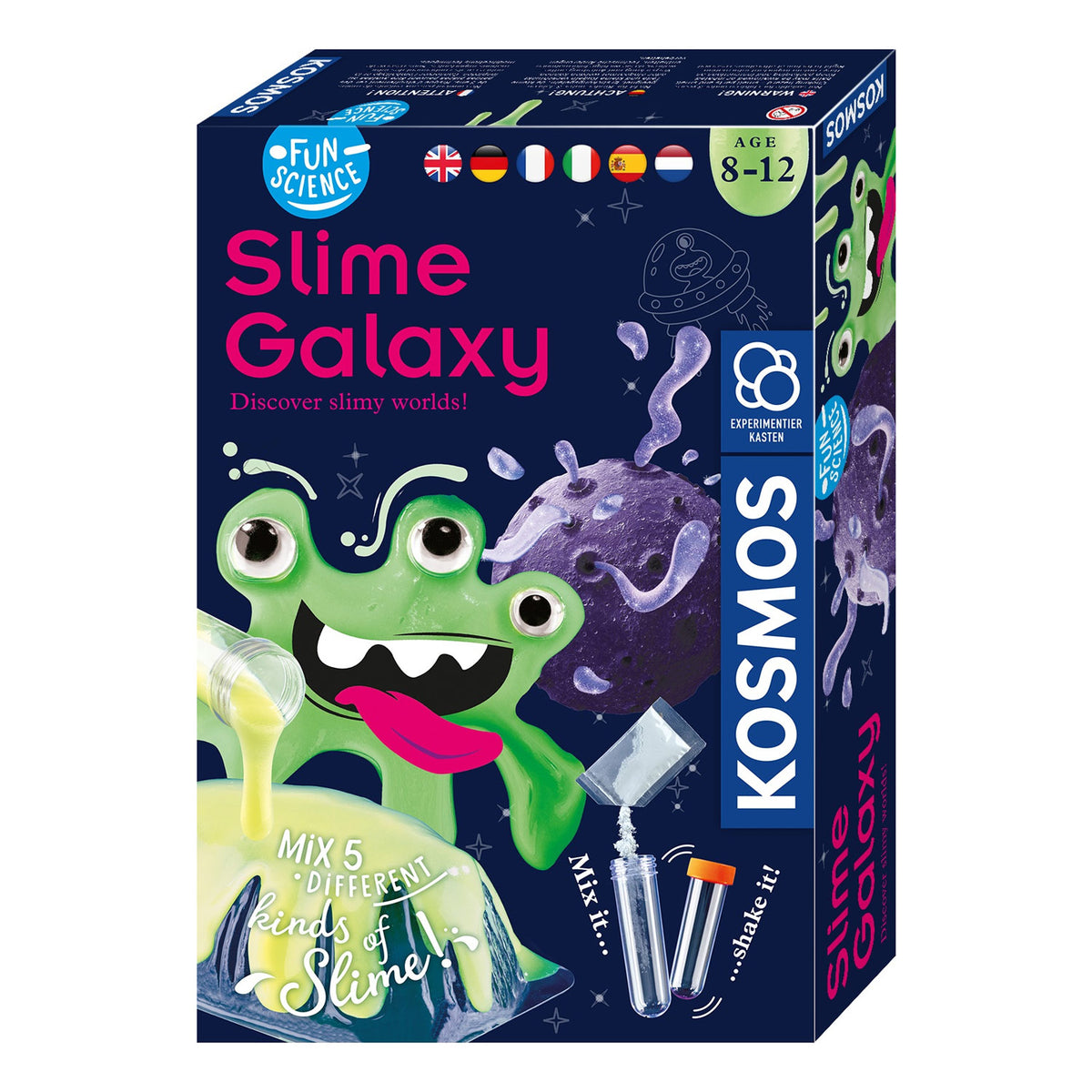 Esperimento del cosmo con la melma aliena