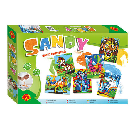 Alexander Toys Sandy Sand Painting Big Box - Pittura con sabbia per bambini