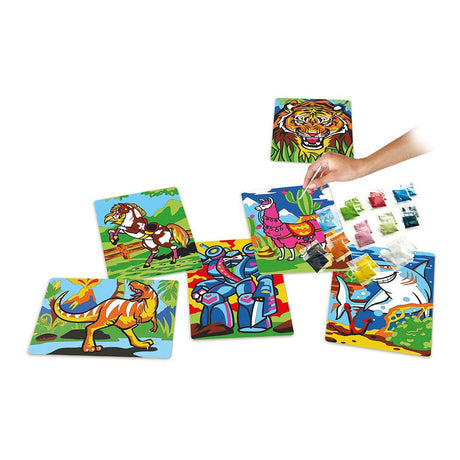 Alexander Toys Sandy Sand Painting Big Box - Pittura con sabbia per bambini