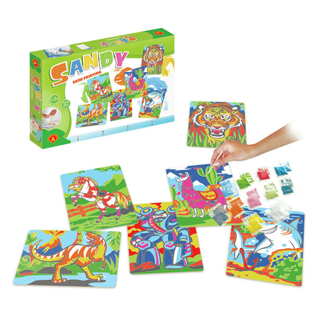 Alexander Toys Sandy Sand Painting Big Box - Pittura con sabbia per bambini