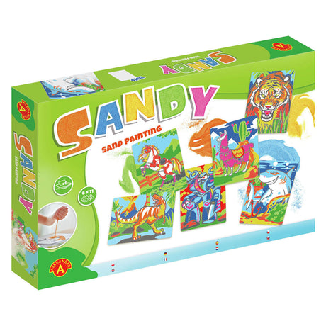 Alexander Toys Sandy Sand Painting Big Box - Pittura con sabbia per bambini