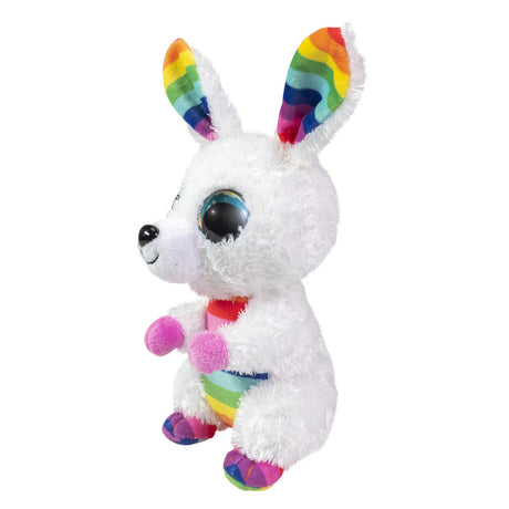 Peluche Lumo Stars - coniglio arcobaleno, 15 cm