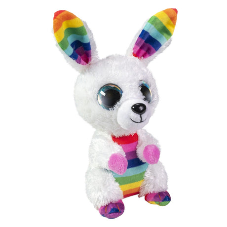 Peluche Lumo Stars - coniglio arcobaleno, 15 cm
