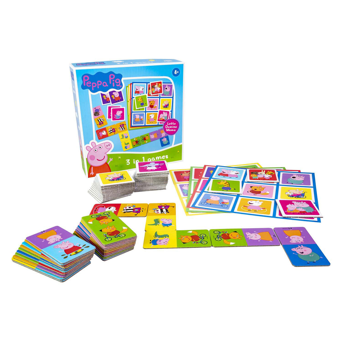Seleziona peppa pig 3n1 memo lotto domino