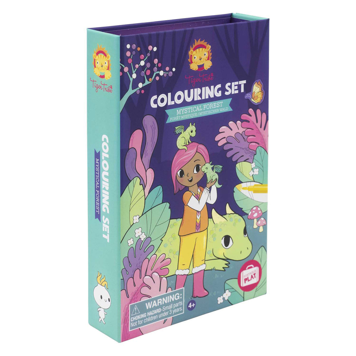 Set di colori della tribù della tigre foresta mistica
