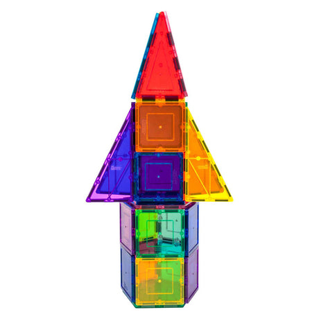 Tattica delle piastrelle Picasso - giocattoli di costruzione - piastrelle magnetiche - piastrelle magnetiche - razzo booster - giocattoli a stelo - giocattoli di costruzione creativi - 32 pezzi - da 3 anni