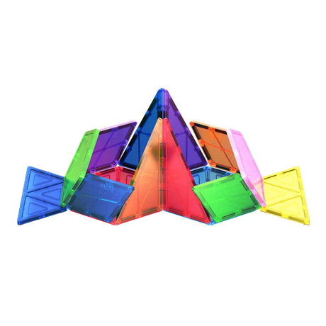 Tattica delle piastrelle Picasso - giocattoli di costruzione - piastrelle magnetiche - piastrelle magnetiche - set di geometrie - giocattoli a stelo - giocattoli di costruzione creativi - 16 pezzi - da 3 anni