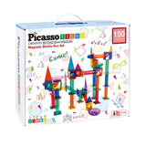Selecta picassotiles pista per biglie - piastrelle magnetiche da costruzione, 150 pz.