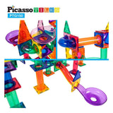 Selecta picassotiles pista per biglie - piastrelle magnetiche da costruzione, 150 pz.