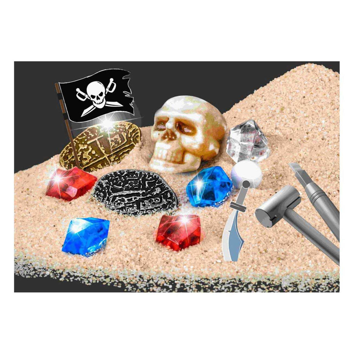 Set da gioco Cosmos per scavare il tesoro dei pirati