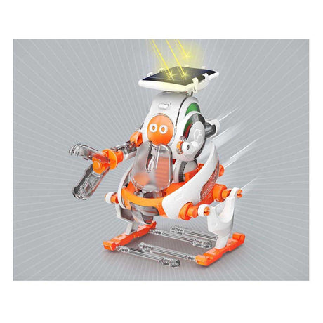 Robot solari Kosmos - set per esperimenti - costruisci 5 robot ad energia solare - non sono necessarie batterie - cambia tra 4 veicoli - giocattoli vocali - da 8 anni