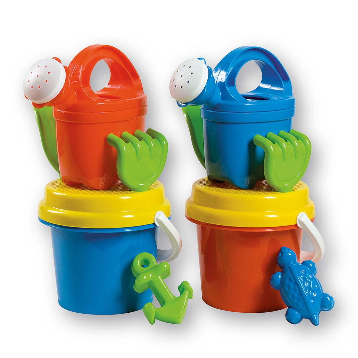 Set secchiello mare Androni 11cm 6 pezzi