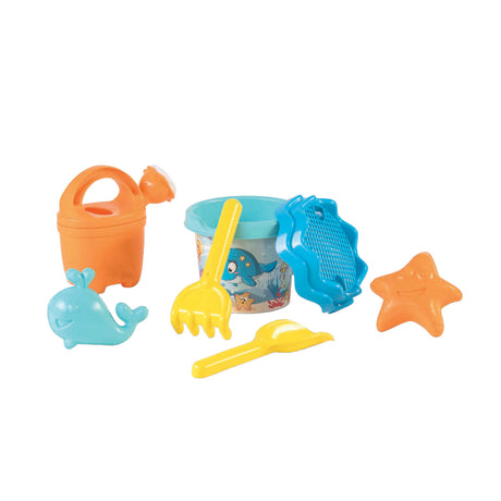 Zaino Androni con set balena da spiaggia, 7 pezzi.