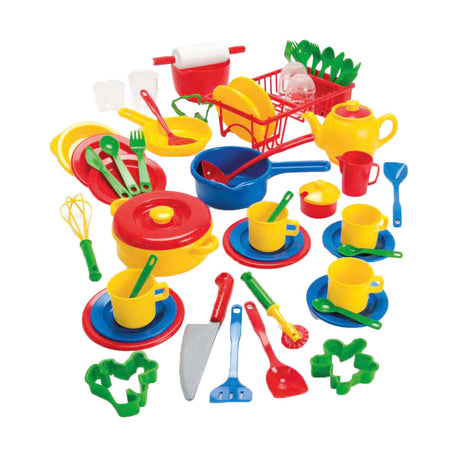 Stoviglie da cucina Dantoy, 59 pezzi.
