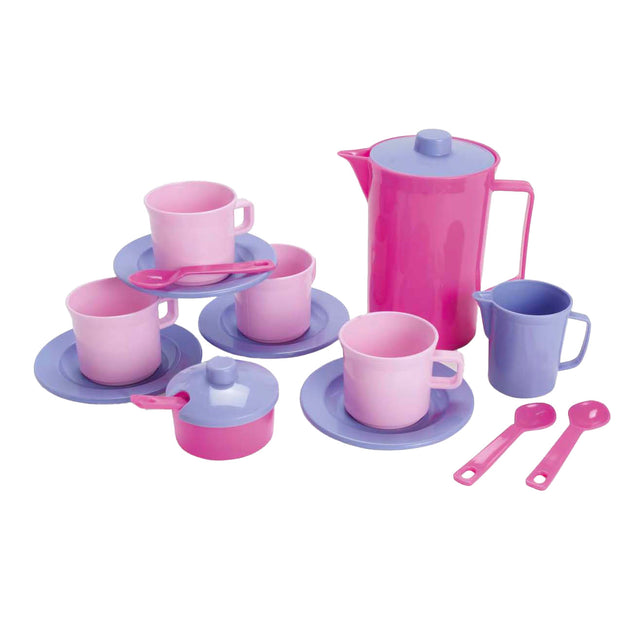 Set caffè Dantoy rosa, lilla 17 pz.