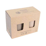 Set di tazze per neonati Dantoy in bioplastica moka sand, 2 pezzi, ecologiche.